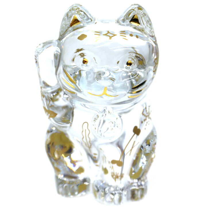 楽天市場】BACCARAT【バカラ】 ファウナクリストポリス まねき猫 置物 