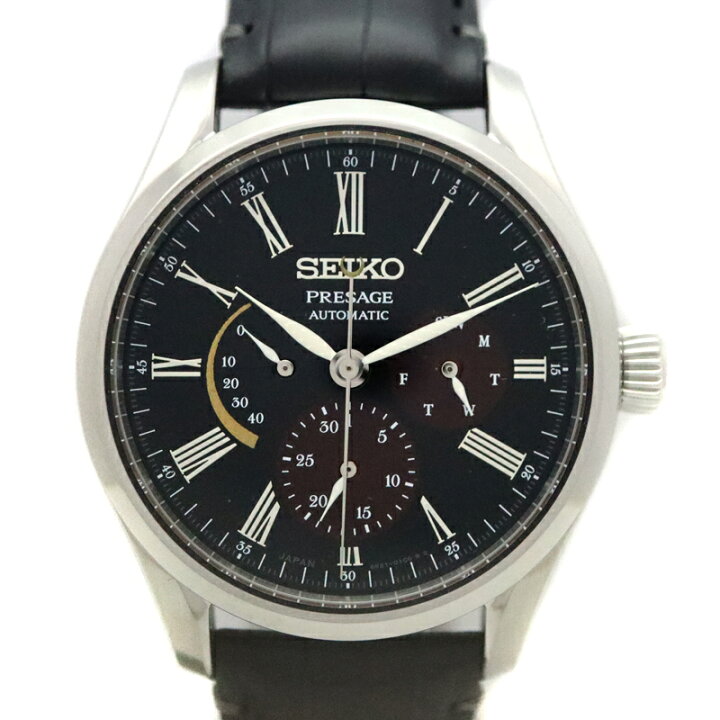 楽天市場】SEIKO【セイコー】SARW045 6R21-01F0 プレザージュ 漆白壇塗 