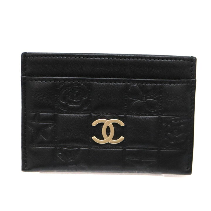 楽天市場】CHANEL【シャネル】 アイコンライン カードケース レザー  