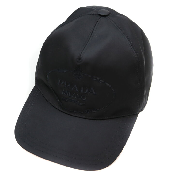 楽天市場】PRADA【プラダ】 1HC179 ナイロンキャップ 帽子 ナイロン 黒 