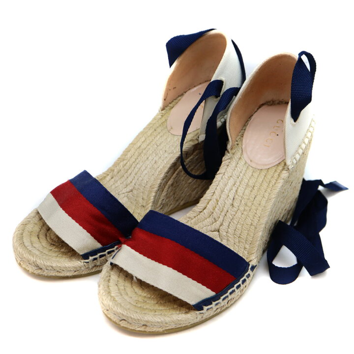 楽天市場】GUCCI【グッチ】 ストローサンダル 靴 サンダル ストロー  