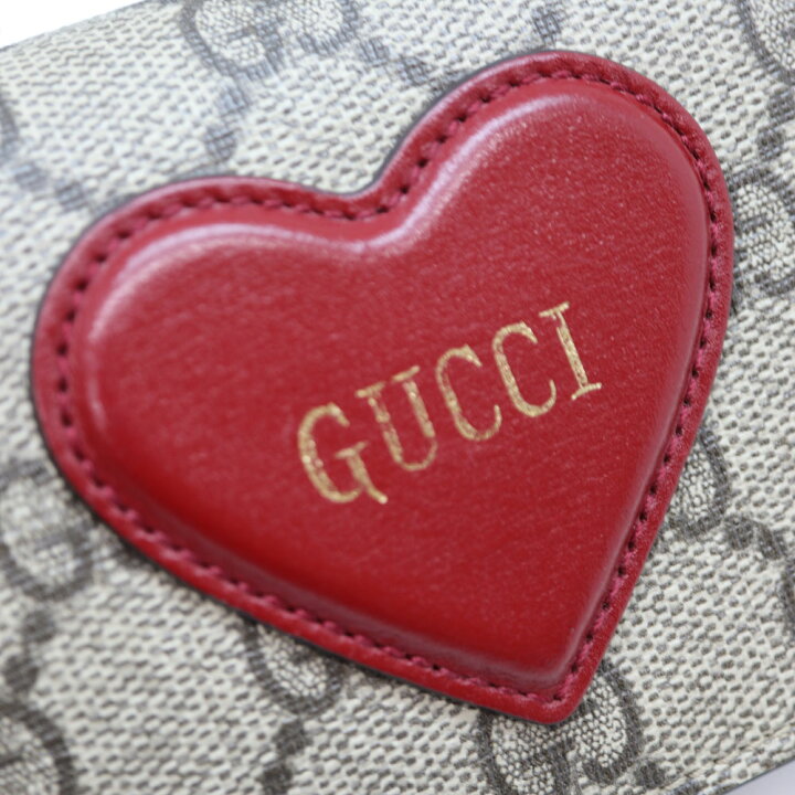 楽天市場】GUCCI【グッチ】 648848 ハートモチーフウォレット 
