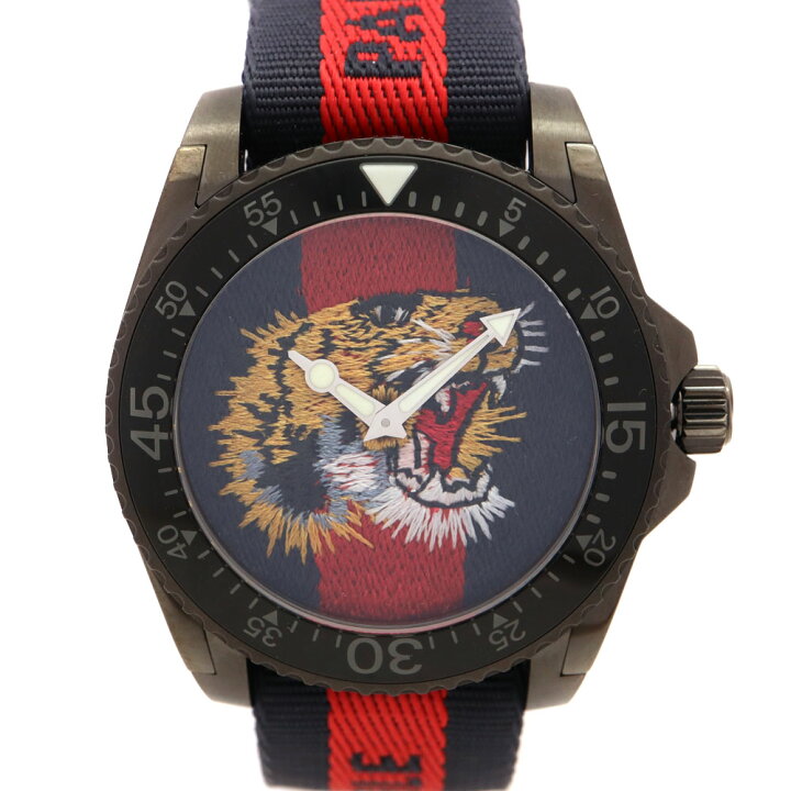 楽天市場】GUCCI【グッチ】 YA136215/136.2 DIVEタイガー クォーツ 