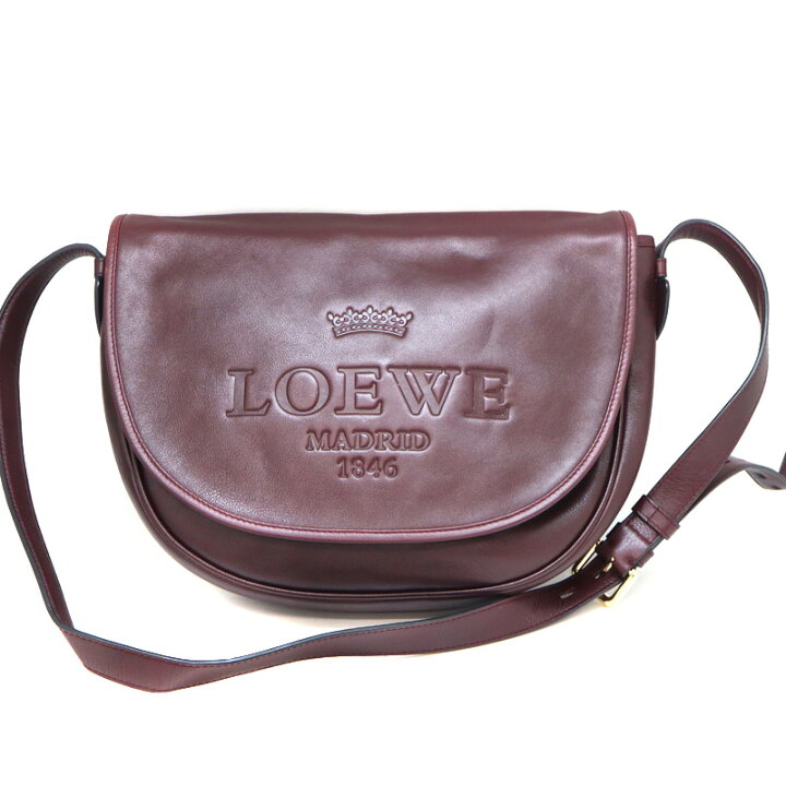 楽天市場】LOEWE【ロエベ】 ヘリテージショルダーバッグ レザー/革 