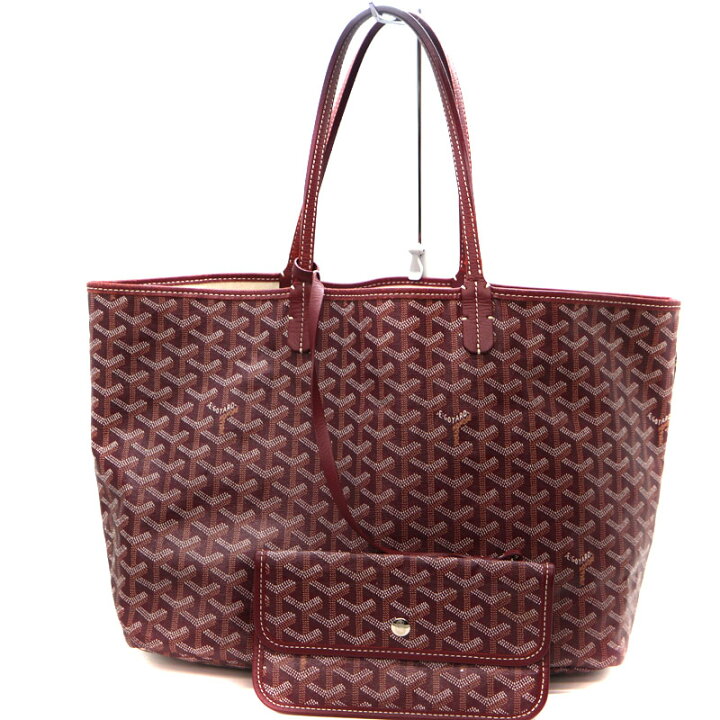 楽天市場】GOYARD【ゴヤール】 サンルイPM トートバッグ PVC 赤系  