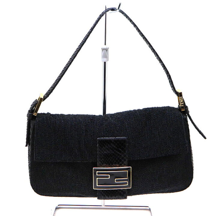 楽天市場】FENDI【フェンディ】 マンマバケット ビーズ×パイソン 鞄  