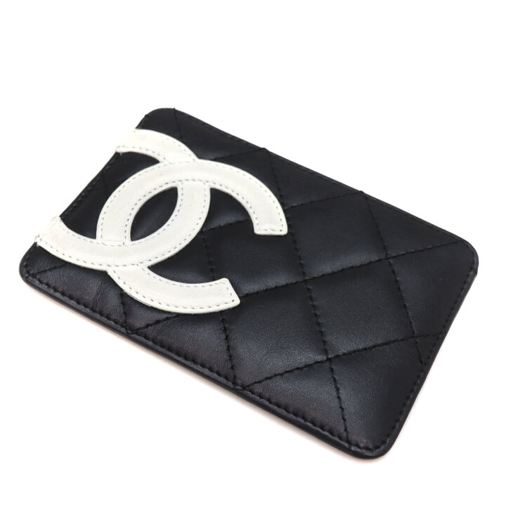 楽天市場】シャネル Chanel A26725 カードケース ブラック レザー 