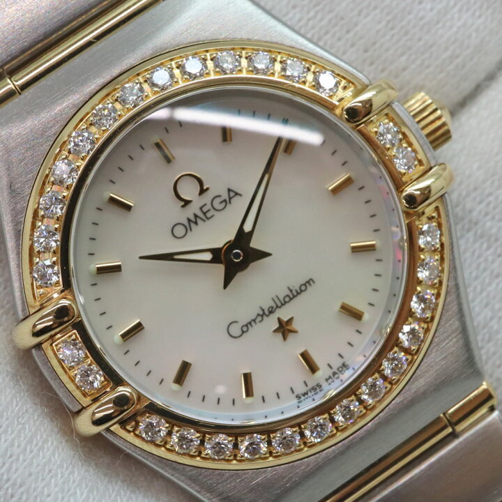楽天市場】オメガ Omega 1267.70 コンステレーションミニ ダイヤベゼル  