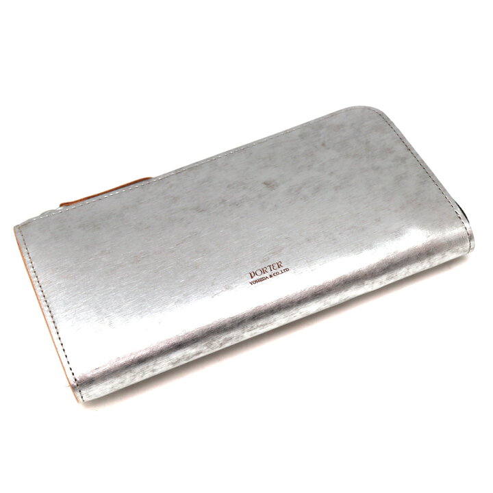 楽天市場】ポーター Porter 195-01329 ロングウォレット 財布 シルバー 