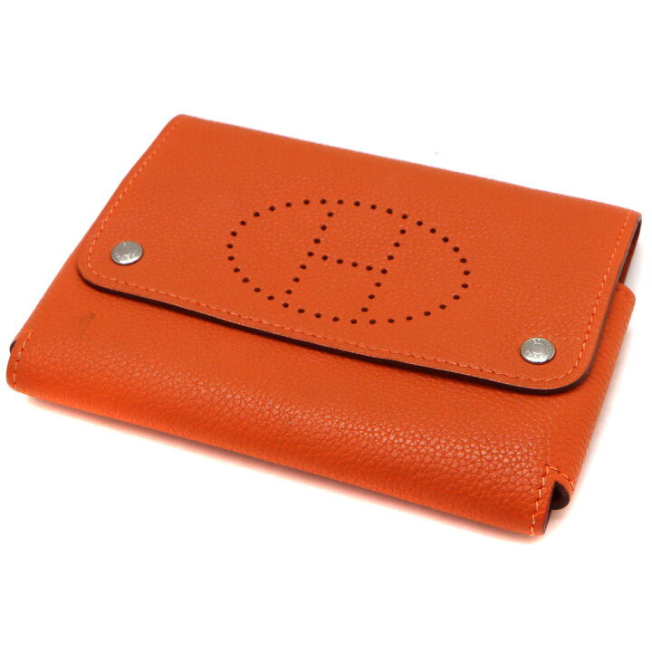楽天市場】エルメス Hermes エテュイカルトGM トランプケース レザー 