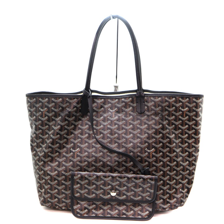 楽天市場】ゴヤール Goyard サンルイPM トートバッグ PVC ブラック 