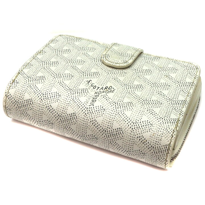 楽天市場】ゴヤール Goyard チュイルリー 二つ折り財布 PVC ホワイト 