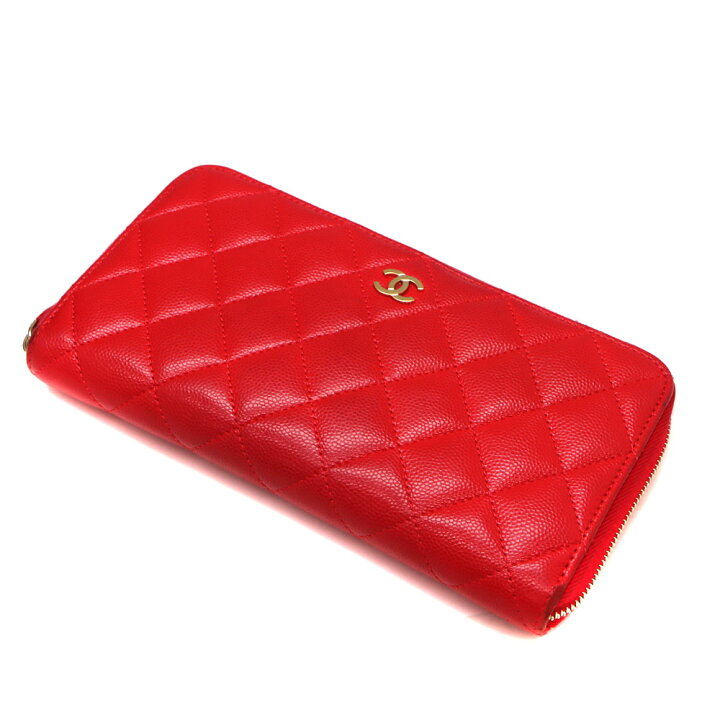 楽天市場】シャネル Chanel AP0242 ラウンドファスナー財布 キャビア 