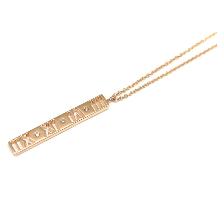 楽天市場】ティファニー Tiffany&Co. 3Pダイヤ アトラスバーネックレス  