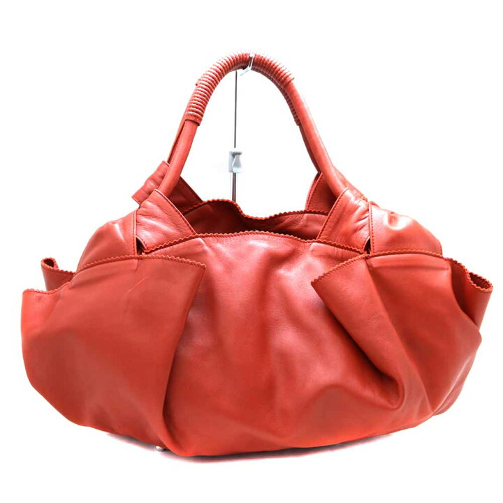 楽天市場】ロエベ Loewe ナッパアイレ ハンドバッグ レザー レッド 