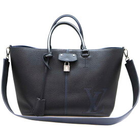 ルイヴィトン Louis Vuitton M54778 ペルネル 2WAYバッグ レザー ブラック ネイビー【中古】