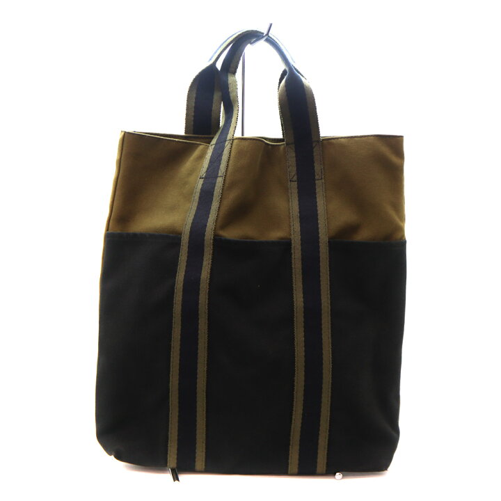楽天市場】エルメス Hermes フールトゥカバス トートバッグ キャンバス  