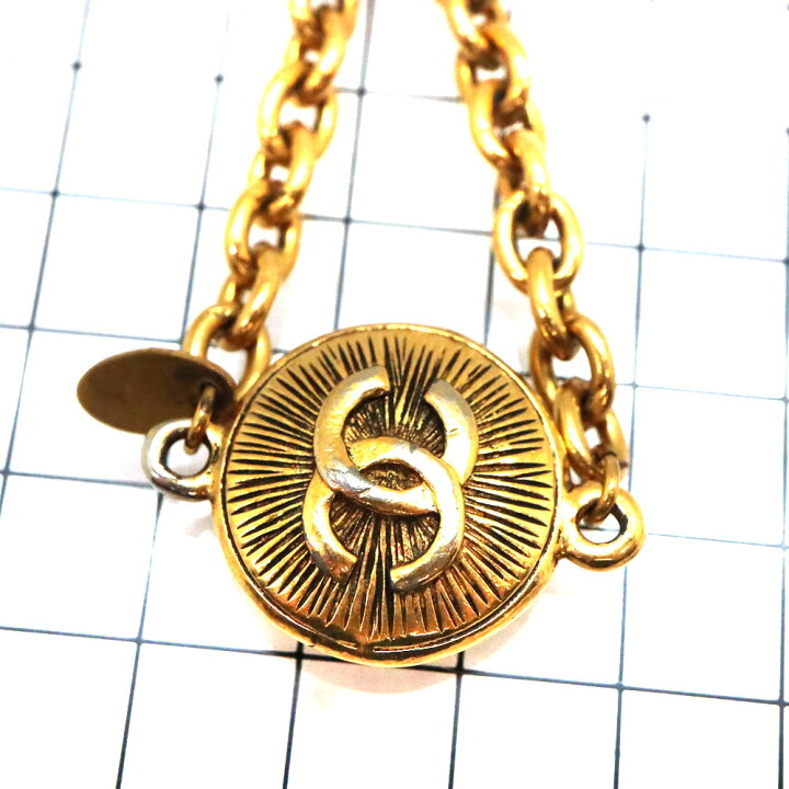 楽天市場】シャネル Chanel ヴィンテージネックレス 金属素材 ゴールド 