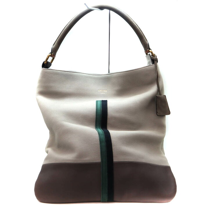 楽天市場】セリーヌ Celine ワンショルダーバッグ レザー グレージュ 