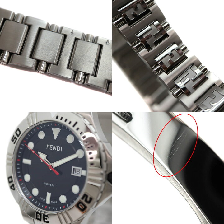 楽天市場】フェンディ Fendi F108100101 ノーティコ クォーツ ブラック 
