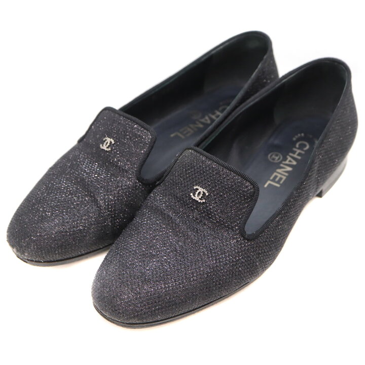 楽天市場】シャネル Chanel 16A G30637 フラットモカシンローファー 靴 