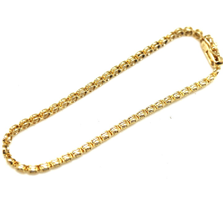 楽天市場】18金 K18 D1.00ct テニスブレスレット ダイヤモンド 【中古 