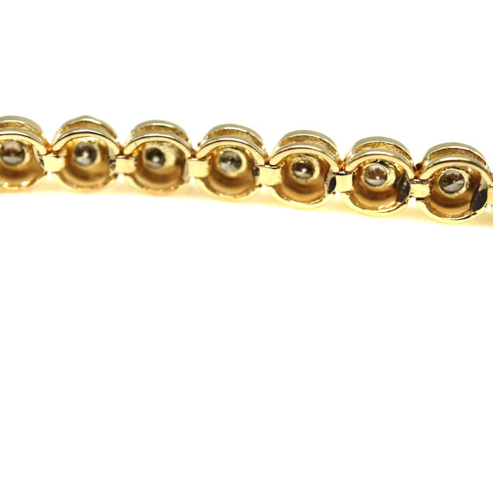 楽天市場】18金 K18 D1.00ct テニスブレスレット ダイヤモンド 【中古 