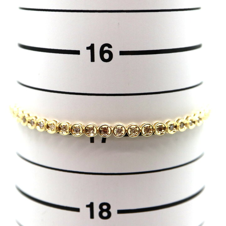 楽天市場】18金 K18 D1.00ct テニスブレスレット ダイヤモンド 【中古 