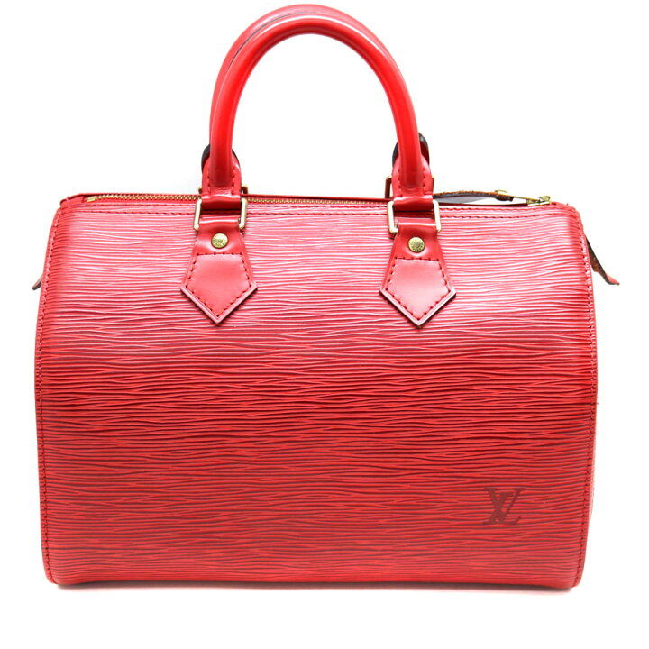 ルイ ヴィトン エピ スピーディ25 ハンドバッグ ミニボストンバッグ M43017 カスティリアンレッド レザー LOUIS VUITTON 【中古】