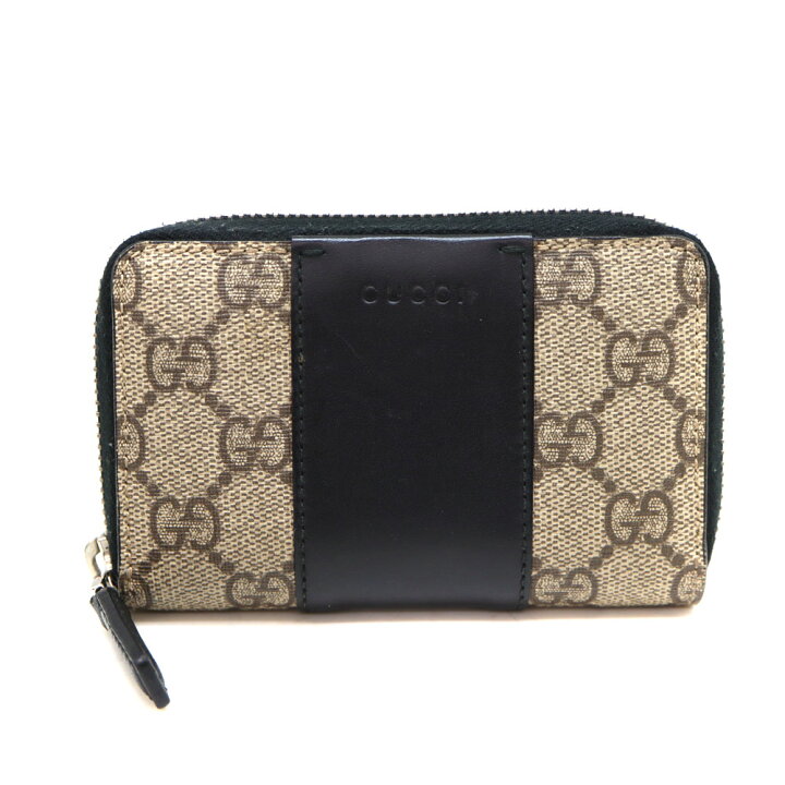 楽天市場】グッチ Gucci 451242 コインケース レザー PVC ブラック 