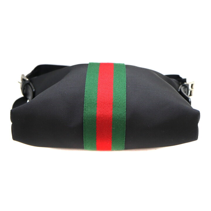 楽天市場】グッチ Gucci 631199 ショルダーバッグ ブラック キャンバス 