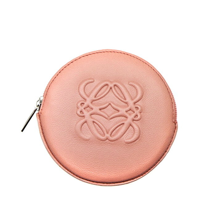 楽天市場】ロエベ Loewe アナグラムコインケース ピンク レザー【中古  