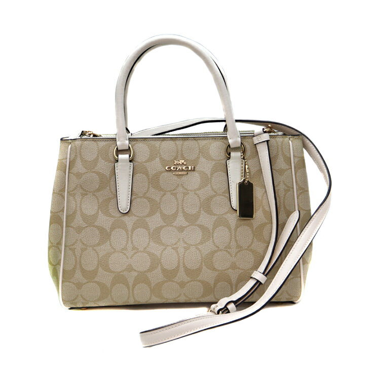 楽天市場】コーチ Coach F67026 2WAYバッグ ベージュ 鞄 【中古 