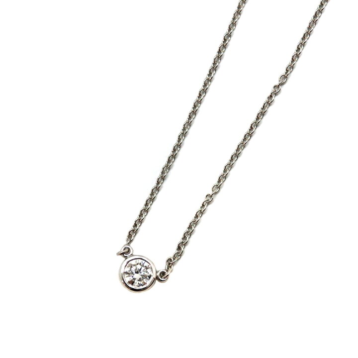 楽天市場】ティファニー Tiffany&Co. バイザヤードネックレス Pt950  