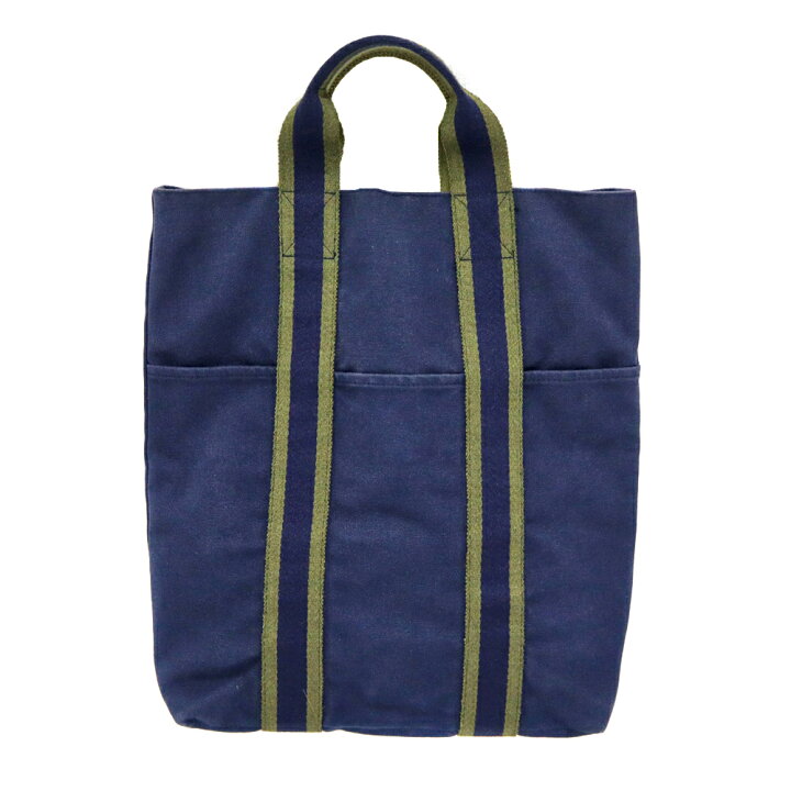 楽天市場】エルメス Hermes フールトゥカバス トートバッグ ネイビー 