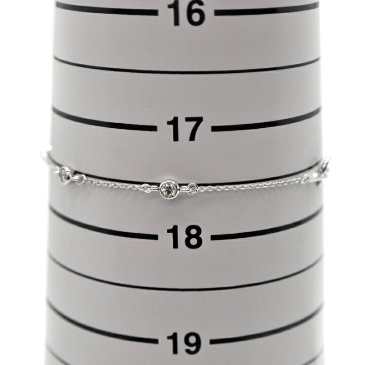 18金WG D0.50ctブレスレット 18金ホワイトゴールド ダイヤモンド