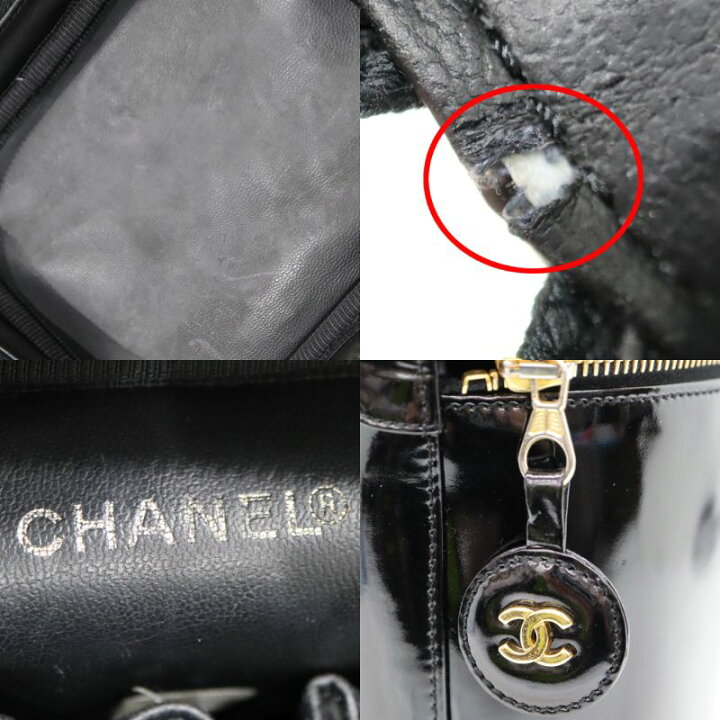 楽天市場】シャネル Chanel A01998 バニティバッグ パテントレザー  