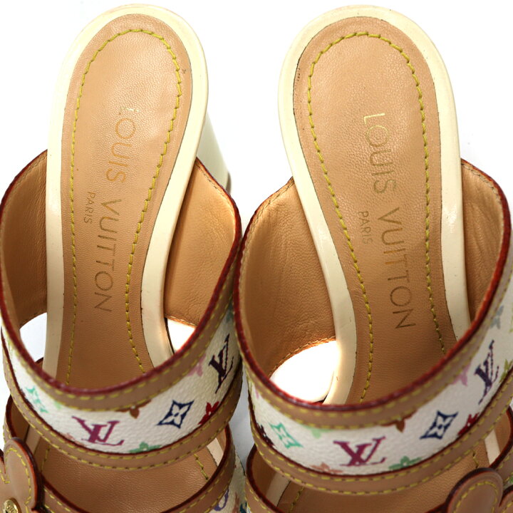 楽天市場】ルイヴィトン Louis Vuitton マルチカラーサンダル 靴 