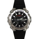 カシオ Casio GST-B600-1AJF G-SHOCK メンズ ソーラー電波 腕時計 黒 ブラック シルバー ステンレス ラバーベルト【中古】