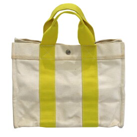エルメス Hermes ボラボラPM トートバッグ アイボリー イエロー 【中古】