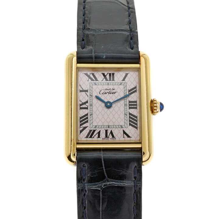 楽天市場】Cartier 【カルティエ】 マストタンクヴェルメイユ シルバー 