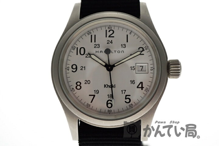 楽天市場】【電池交換済み】 HAMILTON ハミルトン H684110 カーキ 