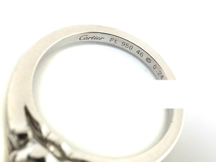 楽天市場】Cartier【カルティエ】 バレリーナリング Pt950 D0.24ct 