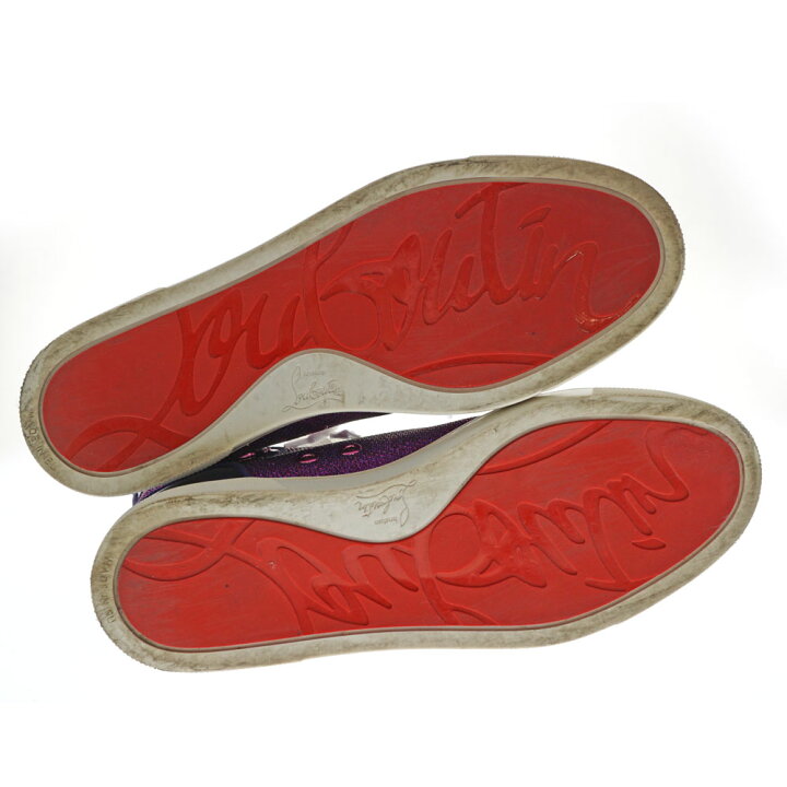 楽天市場】Christian Louboutin【クリスチャンルブタン】ラメ パープル 