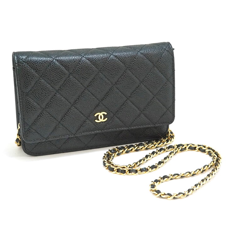 楽天市場】CHANEL 【シャネル】A33814 チェーンウォレット キャビア  