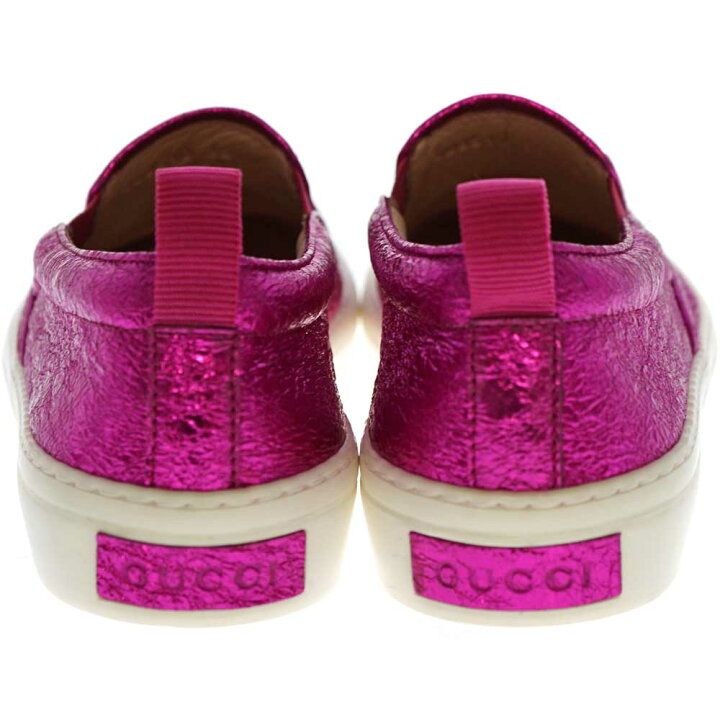 楽天市場】GUCCI【グッチ】408510 スリッポン スニーカー メタリック 