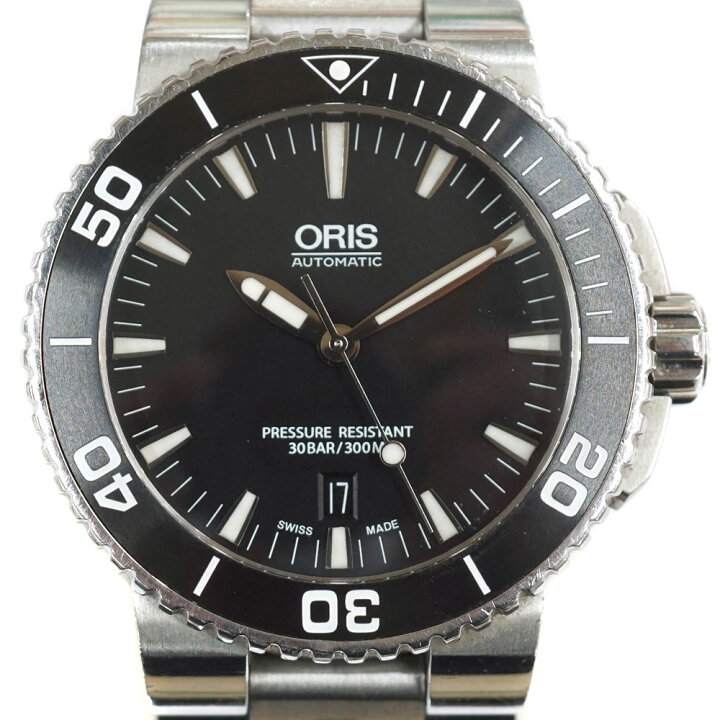 楽天市場】ORIS【オリス】 7653-04 アクイスデイト SS ステンレス 