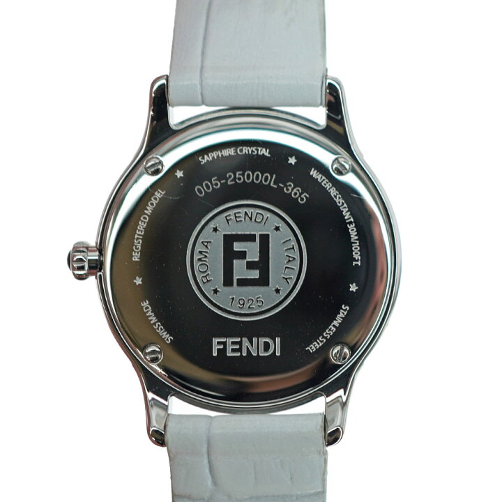 楽天市場】FENDI【フェンディ】25000L クォーツ 腕時計 電池式 シェル 