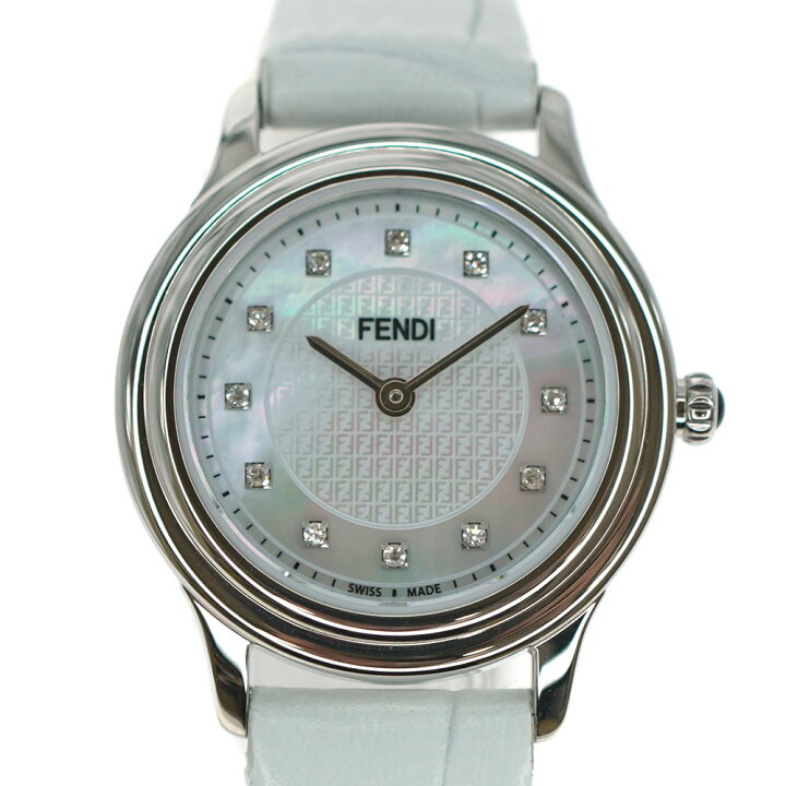 楽天市場】FENDI【フェンディ】25000L クォーツ 腕時計 電池式 シェル