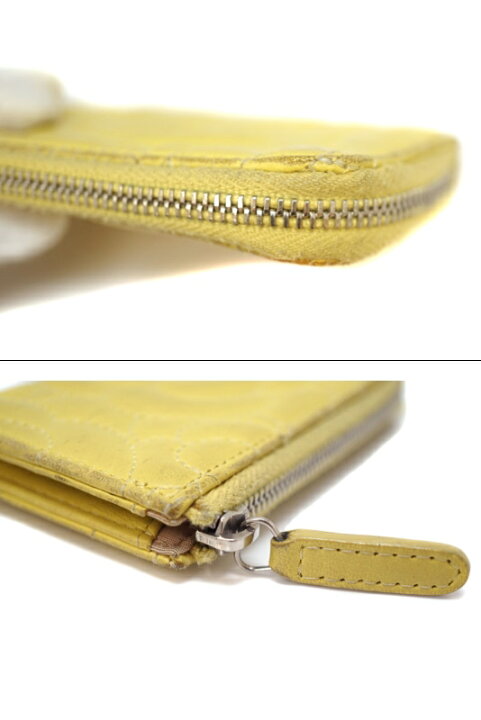 楽天市場】CHANEL【シャネル】A70610 コインケース レザー イエロー系 